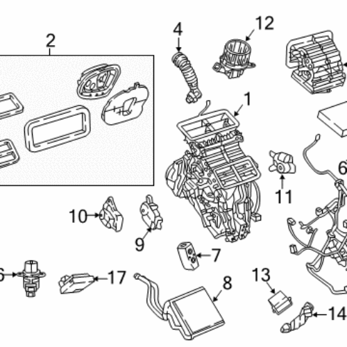 Mopar 68444067AB HOSE-HEATER SUPPLY AND RETURN